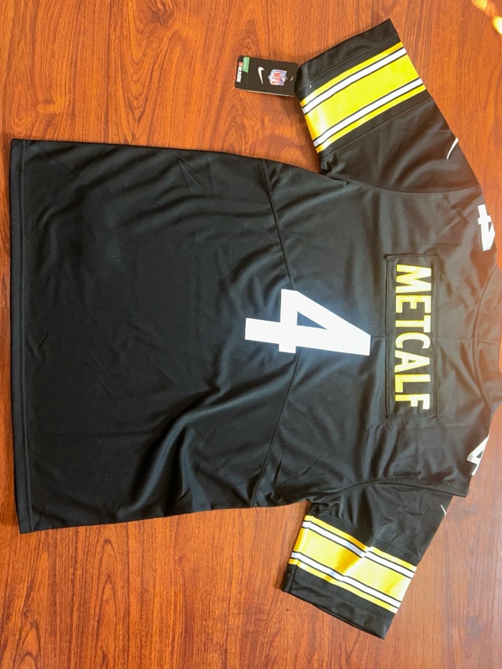 Nike NFL On Field Pittsburgh Steelers #4 DK Metcalf Jersey – Men’s